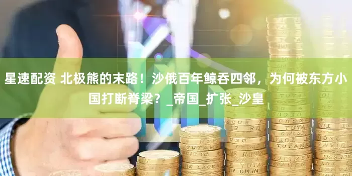 星速配资 北极熊的末路！沙俄百年鲸吞四邻，为何被东方小国打断脊梁？_帝国_扩张_沙皇