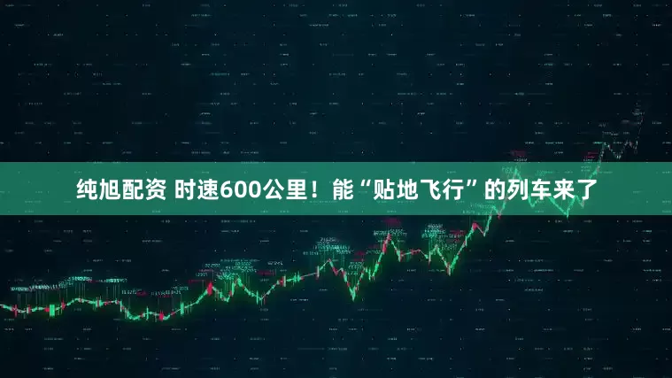 纯旭配资 时速600公里！能“贴地飞行”的列车来了